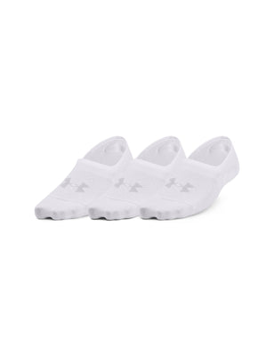 Breathe Lite Ultra 3-Pack Low Liner Socks - White/Mod Grey