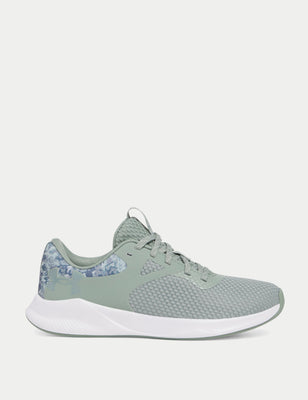 Charged Aurora 2 + Training Shoes - Silica Green/White/Metallic Silica