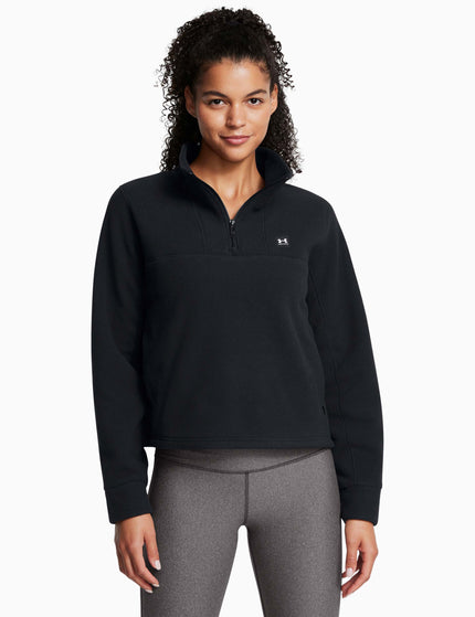 Under Armour Expanse Fleece 1/2 Zip - Blackimage1- The Sports Edit