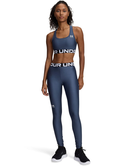 Under Armour HeatGear Leggings - Downpour Grey/Whiteimage3- The Sports Edit