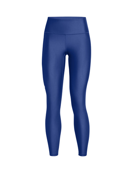 Under Armour HeatGear No-Slip Waistband Full-Length Leggings - Tech Blue/Whiteimage5- The Sports Edit