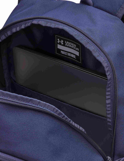 Under Armour Hustle Lite Backpack - Midnight Navy/Steelimages3- The Sports Edit