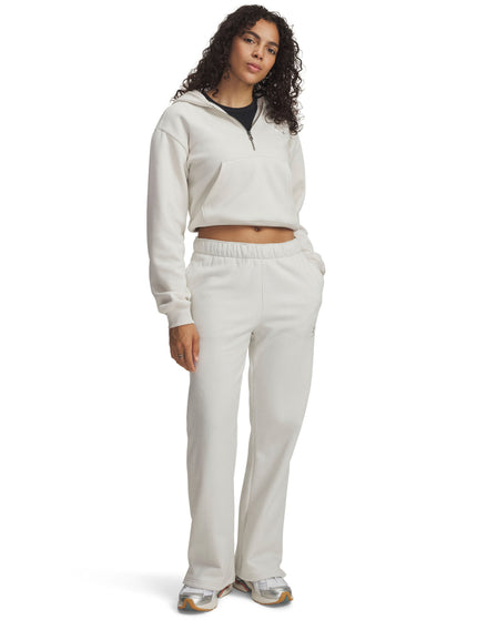 Under Armour Icon Vida Fleece Pants - Summit Whiteimage4- The Sports Edit