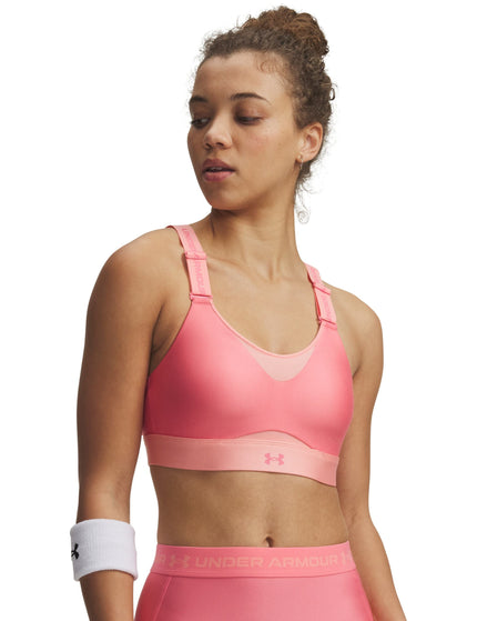 Under Armour Infinity 2.0 High Sports Bra - Bittersweet Pink/Posh Pinkimages1- The Sports Edit
