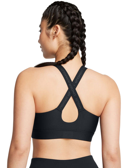 Under Armour Infinity 2.0 High Zip Sports Bra - Blackimage2- The Sports Edit