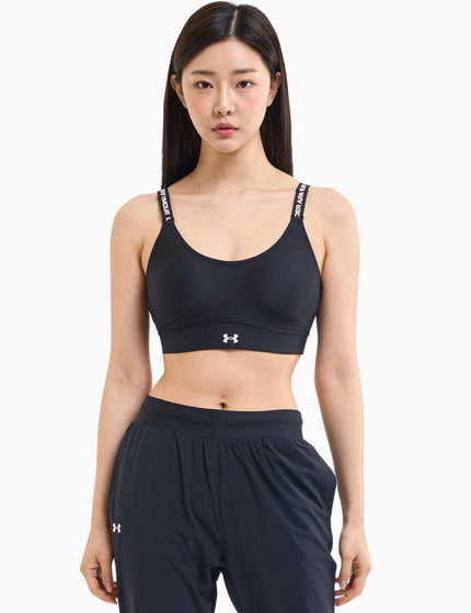 Under Armour Infinity 2.0 Mid Sports Bra - Black/Whiteimage1- The Sports Edit