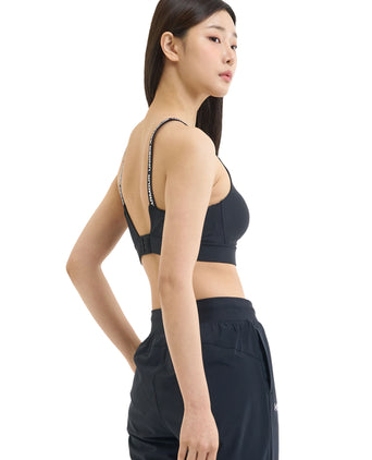 Infinity 2.0 Mid Sports Bra - Black/White