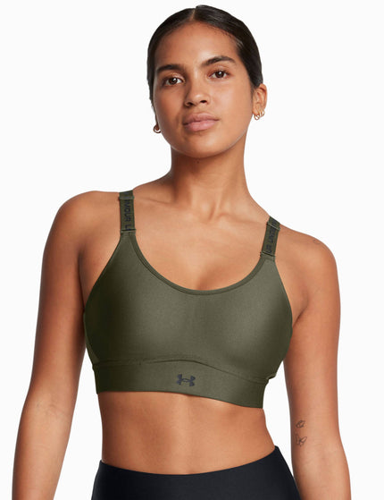 Under Armour Infinity 2.0 Mid Sports Bra - Marine OD Green/Blackimage1- The Sports Edit