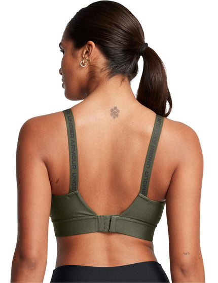 Under Armour Infinity 2.0 Mid Sports Bra - Marine OD Green/Blackimage2- The Sports Edit