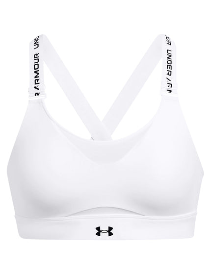 Under Armour Infinity 2.0 High Sports Bra - Whiteimage5- The Sports Edit