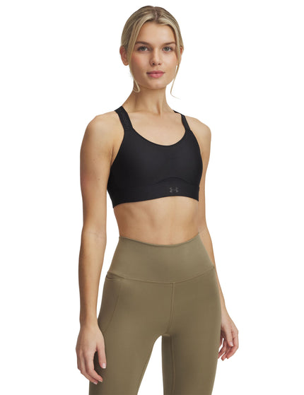 Under Armour Infinity High Strappy Sports Bra - Blackimage2- The Sports Edit