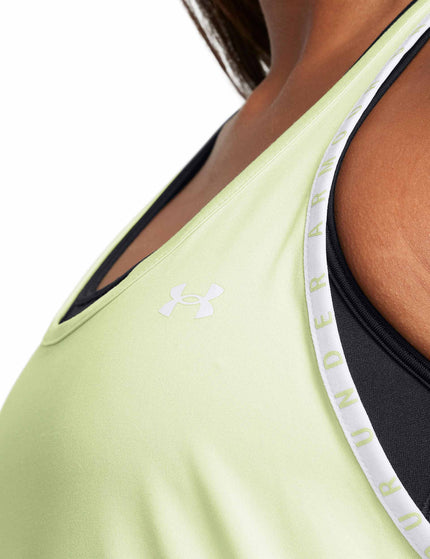 Under Armour Knockout Tank - Retro Green/Whiteimage3- The Sports Edit