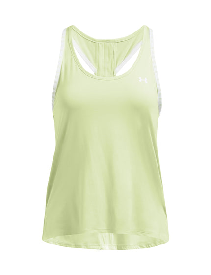 Under Armour Knockout Tank - Retro Green/Whiteimage4- The Sports Edit