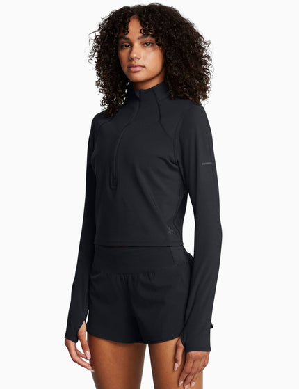 Under Armour Launch Elite 1/2 Zip - Black/Reflectiveimage1- The Sports Edit