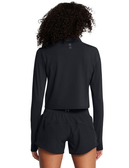 Under Armour Launch Elite 1/2 Zip - Black/Reflectiveimage2- The Sports Edit