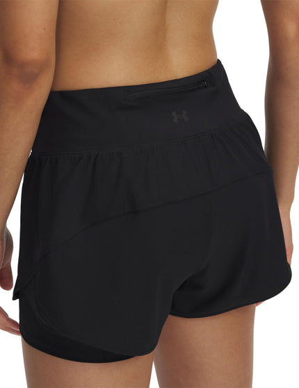 Under Armour Launch Pro 2-in-1 Shorts - Black/Reflectiveimage3- The Sports Edit