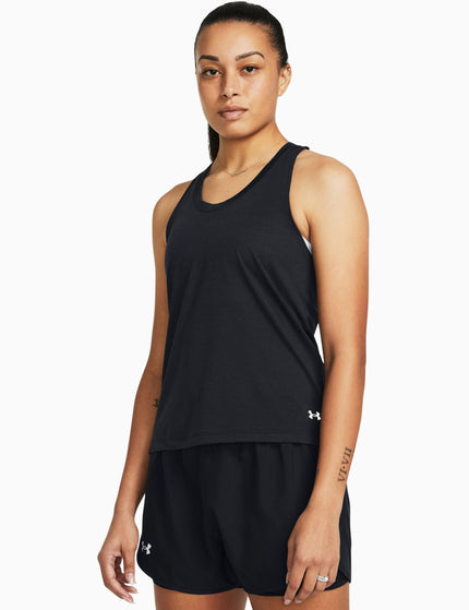 Under Armour Launch Singlet - Black/Reflectiveimage1- The Sports Edit