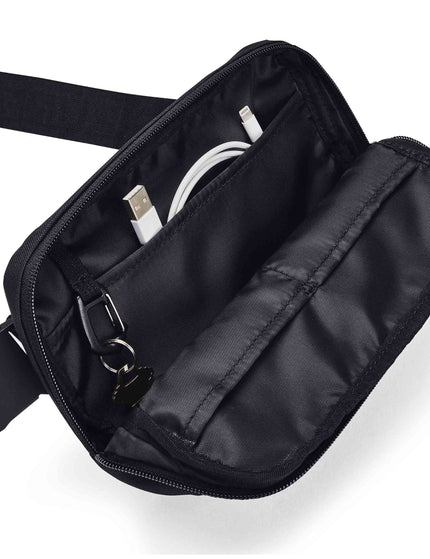 Under Armour Loudon Waist Bag Crossbody - Black/Whiteimage4- The Sports Edit