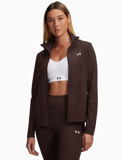 Under Armour Motion Jacket - Brown Obsidian/Whiteimage1- The Sports Edit