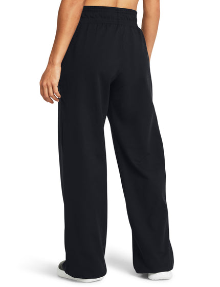 Under Armour Motion Open Hem Pants - Black/Whiteimage2- The Sports Edit
