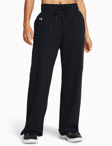 Under Armour Motion Open Hem Pants - Black/Whiteimage1- The Sports Edit