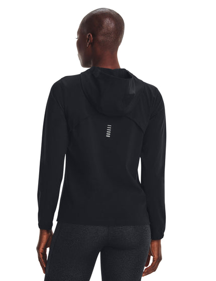 Under Armour OutRun The Storm Jacket - Black/Reflectiveimage2- The Sports Edit