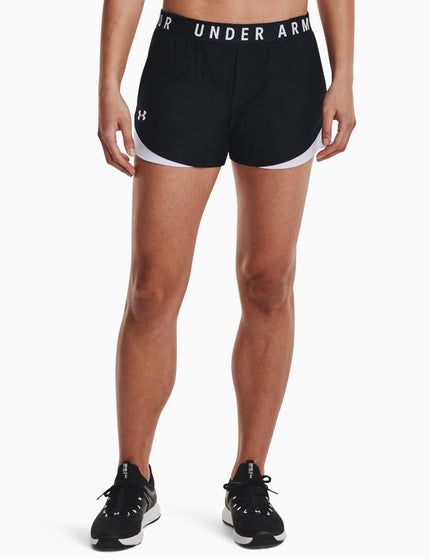 Under Armour Play Up 3.0 Shorts - Black/Whiteimage1- The Sports Edit