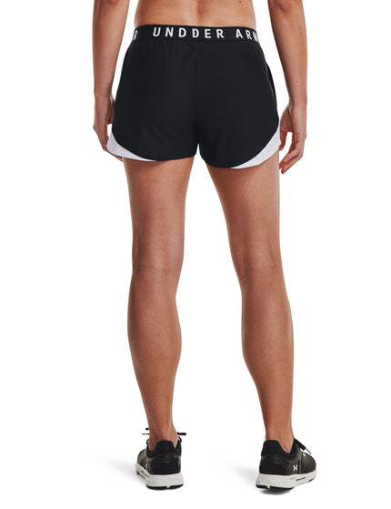 Under Armour Play Up 3.0 Shorts - Black/Whiteimage2- The Sports Edit