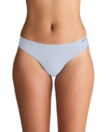 Pure Stretch 3-Pack No Show Thong - Blue Calm/Blue Atlantis/Washed Navy