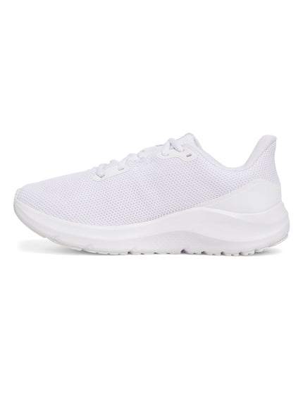Under Armour Pursuit 4 Running Shoes - White/Metallic Silverimages2- The Sports Edit
