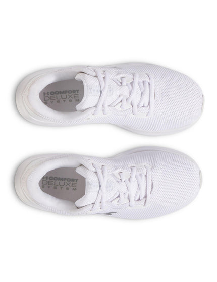 Under Armour Pursuit 4 Running Shoes - White/Metallic Silverimages3- The Sports Edit