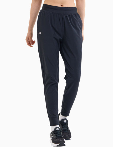 Under Armour Rival High-Rise Woven Pants - Black/Whiteimage1- The Sports Edit