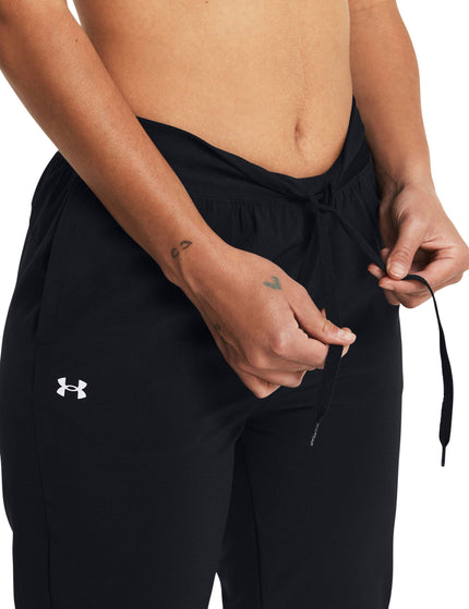 Under Armour Rival High-Rise Woven Pants - Black/Whiteimage5- The Sports Edit