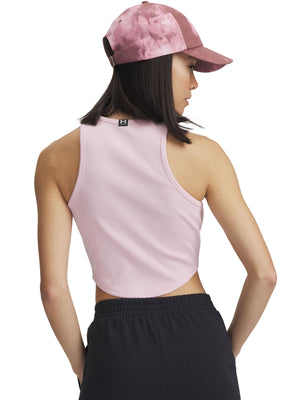 Rival Rib Tank - Prime Pink/White