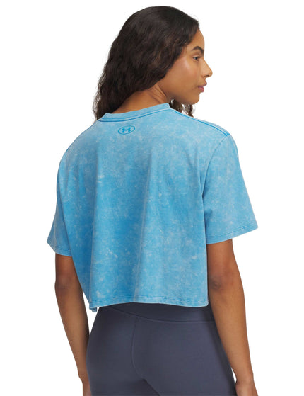 Under Armour Rival Wash Short Sleeve - Ether Blue/Black/Whiteimages2- The Sports Edit