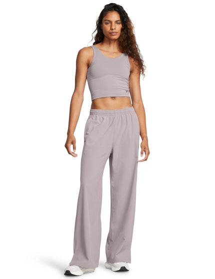 Under Armour Rival Wide Leg Pants - Tetra Greyimage3- The Sports Edit