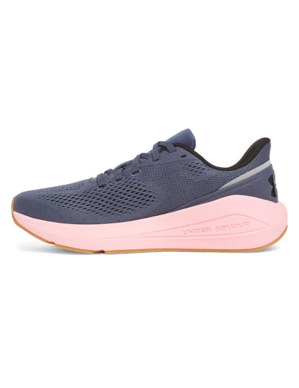 Under Armour Sonic 7 Running Shoes - Downpour Gray/Prime Pink/Blackimage3- The Sports Edit