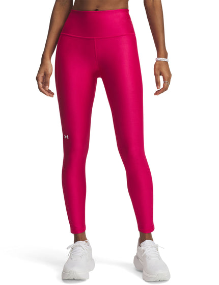 Under Armour Tech Ankle Leggings - Shaded Fuchsia/Whiteimage1- The Sports Edit