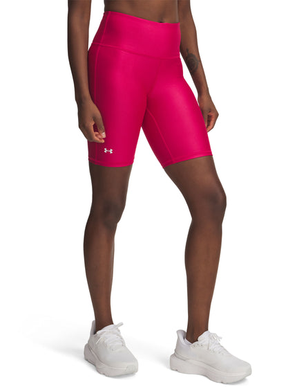 Under Armour Tech Bike Shorts - Shaded Fuchsia/Whiteimages1- The Sports Edit
