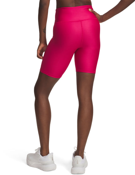 Under Armour Tech Bike Shorts - Shaded Fuchsia/Whiteimages2- The Sports Edit