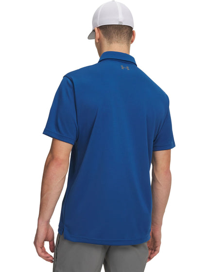 Under Armour Tech Polo - Varsity Blue/Pitch Greyimages2- The Sports Edit