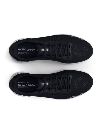 Under Armour UA HOVR Sonic 6 Running Shoes - Black/Whiteimage3- The Sports Edit