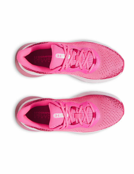 Under Armour UA HOVR Turbulence 2 Running Shoes - Aero Pink/Shaded Fuchsia/Whiteimage4- The Sports Edit