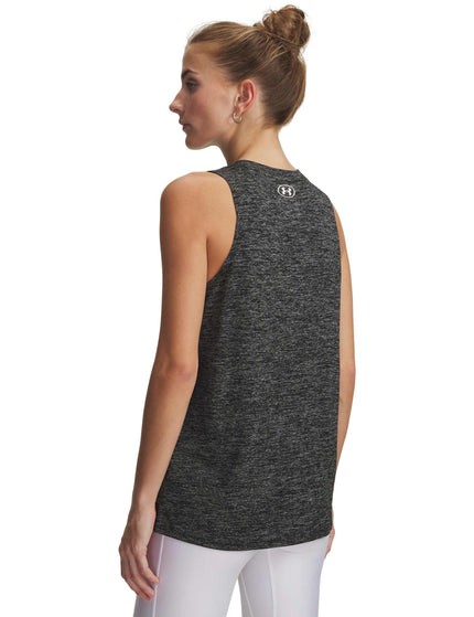 Under Armour UA Tech Twist Tank - Black/Whiteimages2- The Sports Edit
