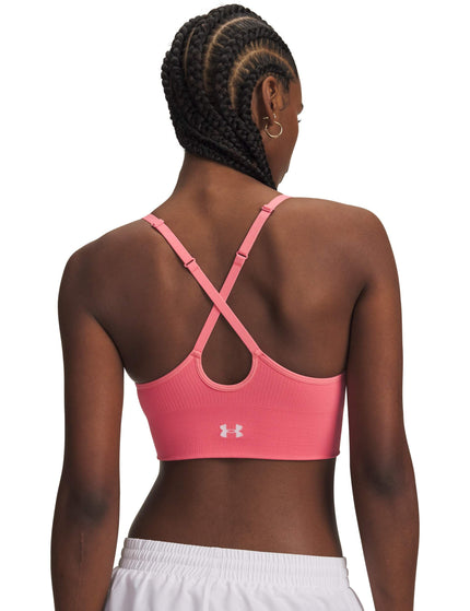 Under Armour Vanish Seamless Low Sports Bra - Bittersweet Pink/Whiteimages2- The Sports Edit