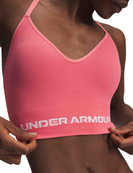 Under Armour Vanish Seamless Low Sports Bra - Bittersweet Pink/Whiteimages3- The Sports Edit