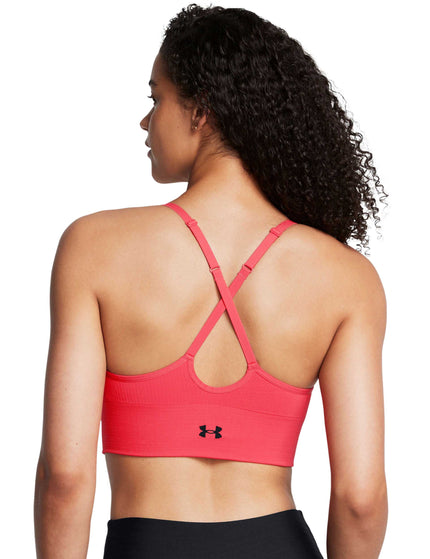 Under Armour Vanish Seamless Low Sports Bra - Racer Red/Blackimage2- The Sports Edit