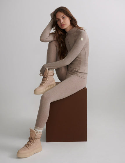 Varley Always Warm Baselayer Top - Taupe Marlimages7- The Sports Edit