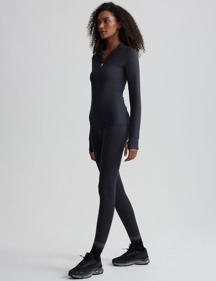 Varley Always Warm Half-Zip Base Layer Top - Black Marlimage5- The Sports Edit