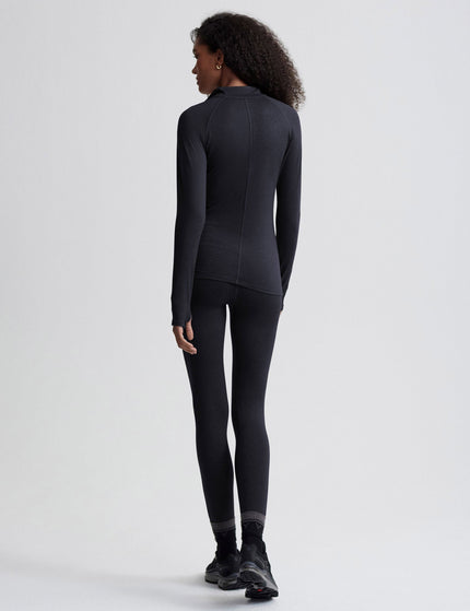 Varley Always Warm Half-Zip Base Layer Top - Black Marlimage6- The Sports Edit